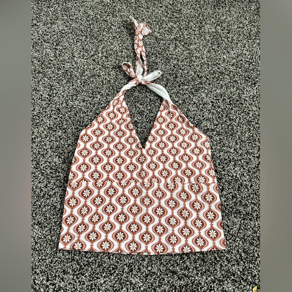 Hollister halter tie back summer  top size M never worn